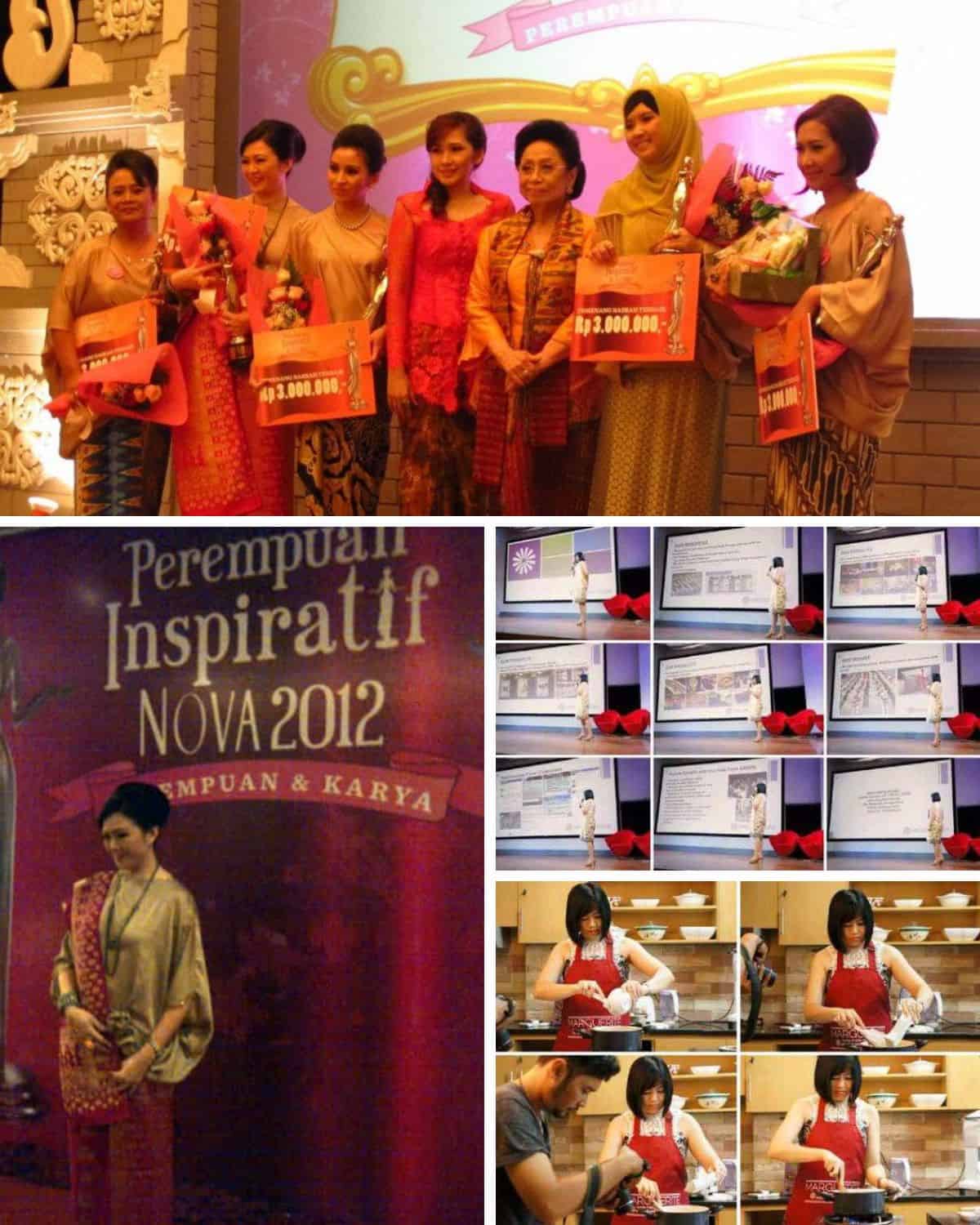 Claudia, Asian food blogger receiving several awards for her food business.